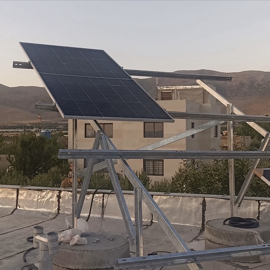 نصب سیستم خورشیدی ۵ کیلووات