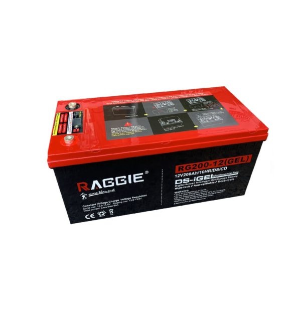 باتری ژل 200 آمپر 12ولت برند RAGGIE